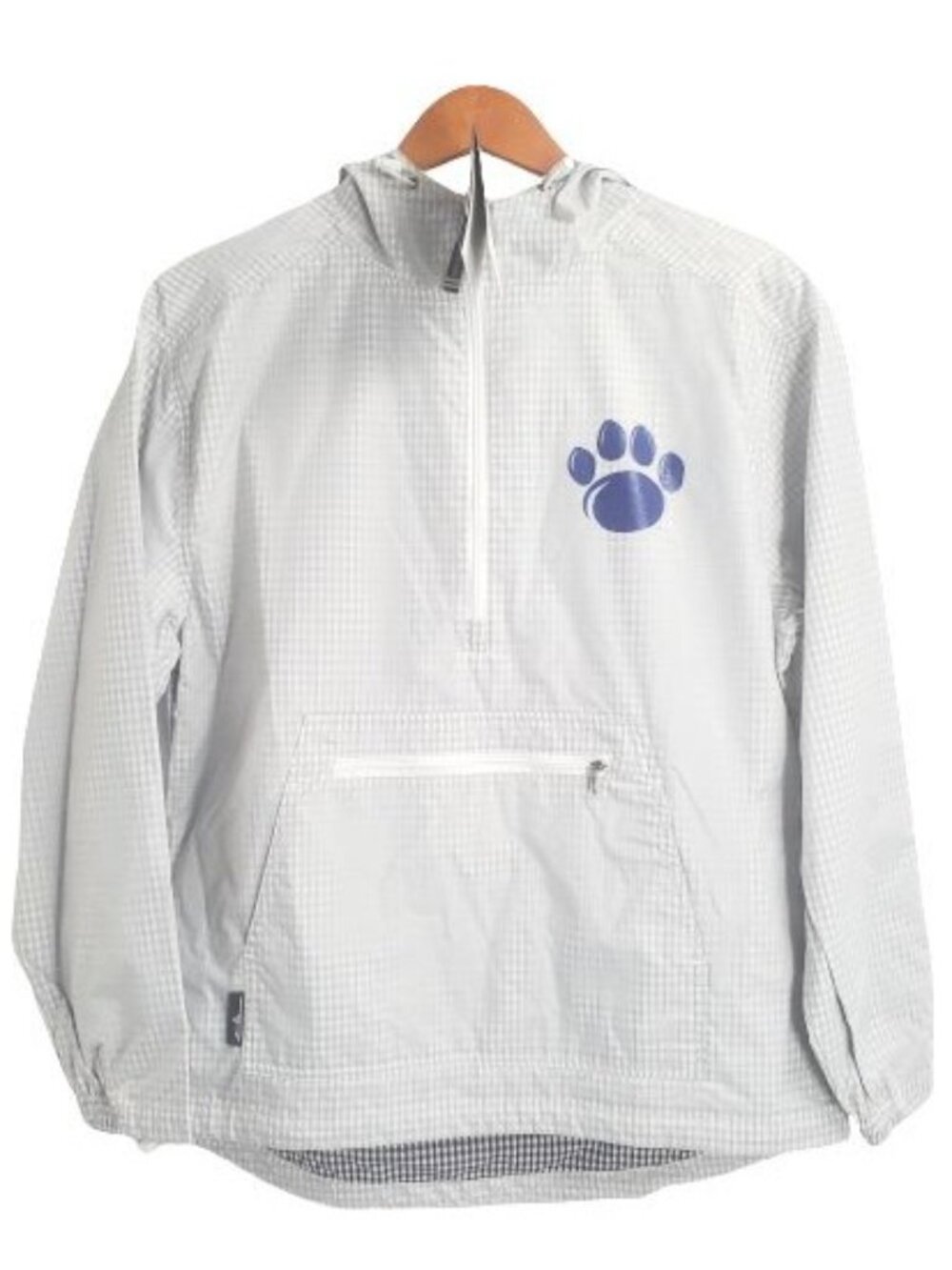 Charles River Apparel Women's 5006 Hyannis Port Anorak Navy/White Gingham Medium - Picture 2 of 14